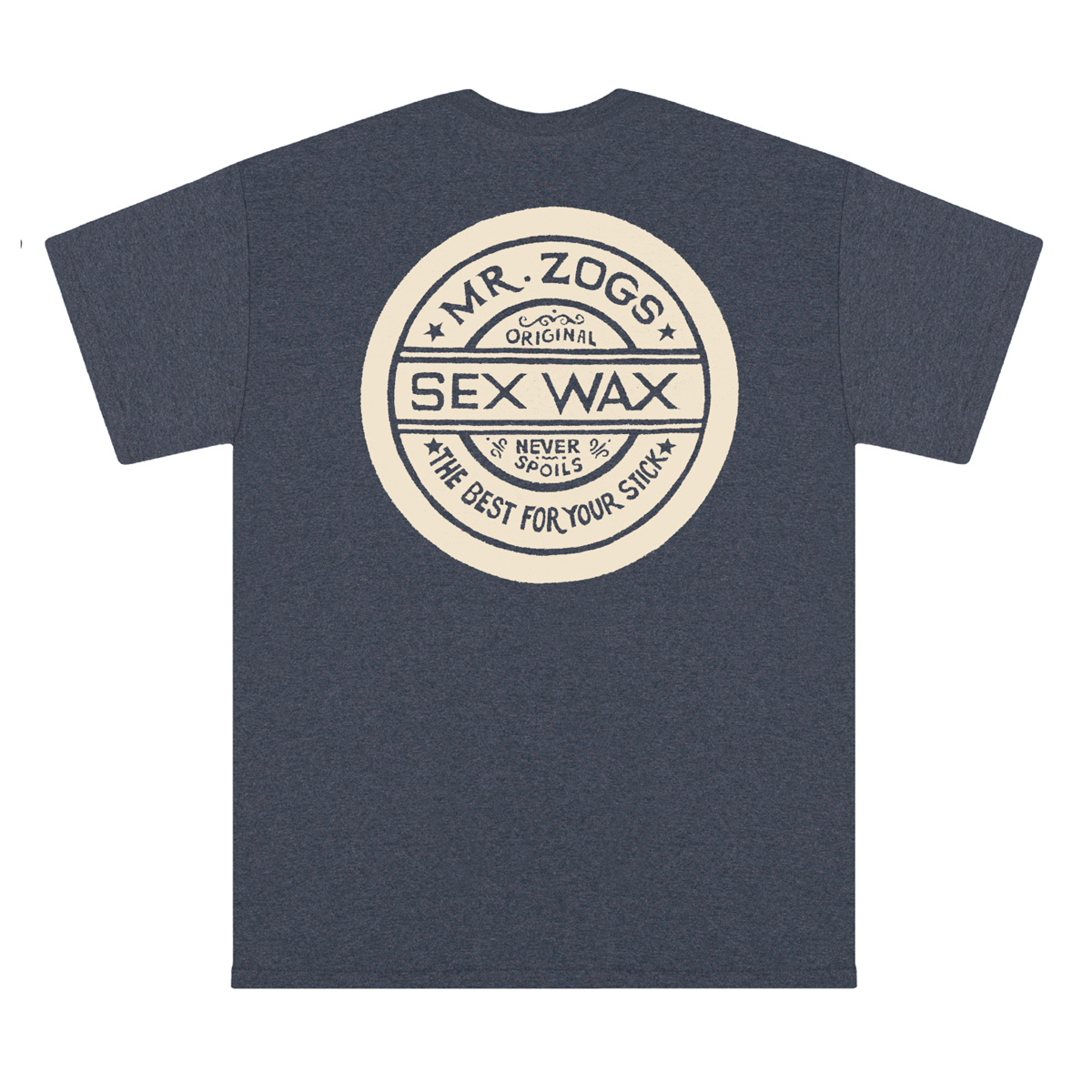 Sexwax Plain Star: Men's Short Sleeve | 01S | Mr. Zog's Surfboard Wax