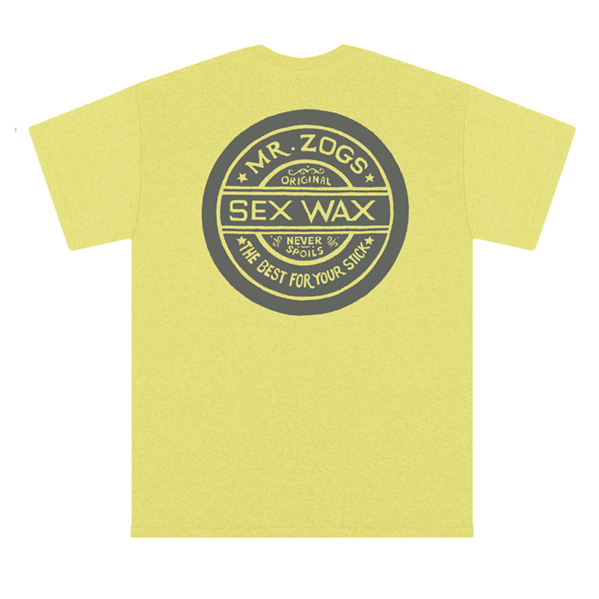 Sexwax Plain Star: Men's Short Sleeve | 01S | Mr. Zog's Surfboard Wax