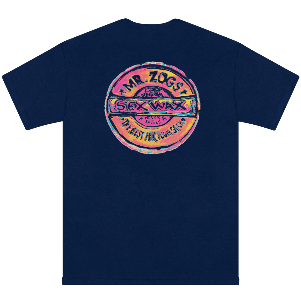 Sexwax Van Zog Mens Short Sleeve T Shirt 03s Mr Zogs Surfboard Wax