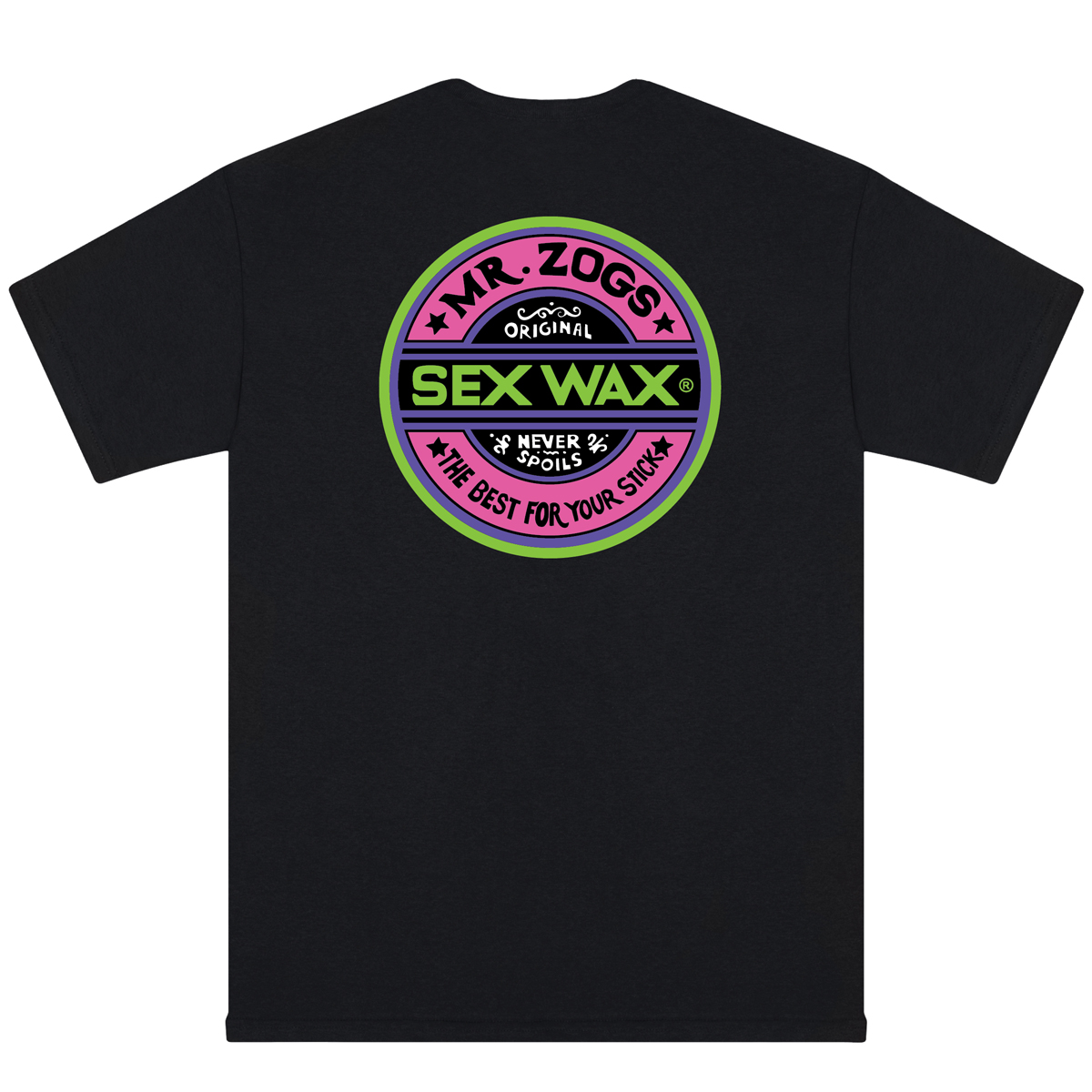 Sexwax Fluoro: Men's Short Sleeve | 12S | Mr. Zog's Surfboard Wax