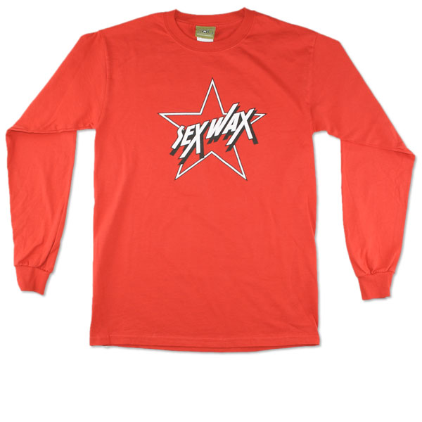 red mens long sleeve shirt