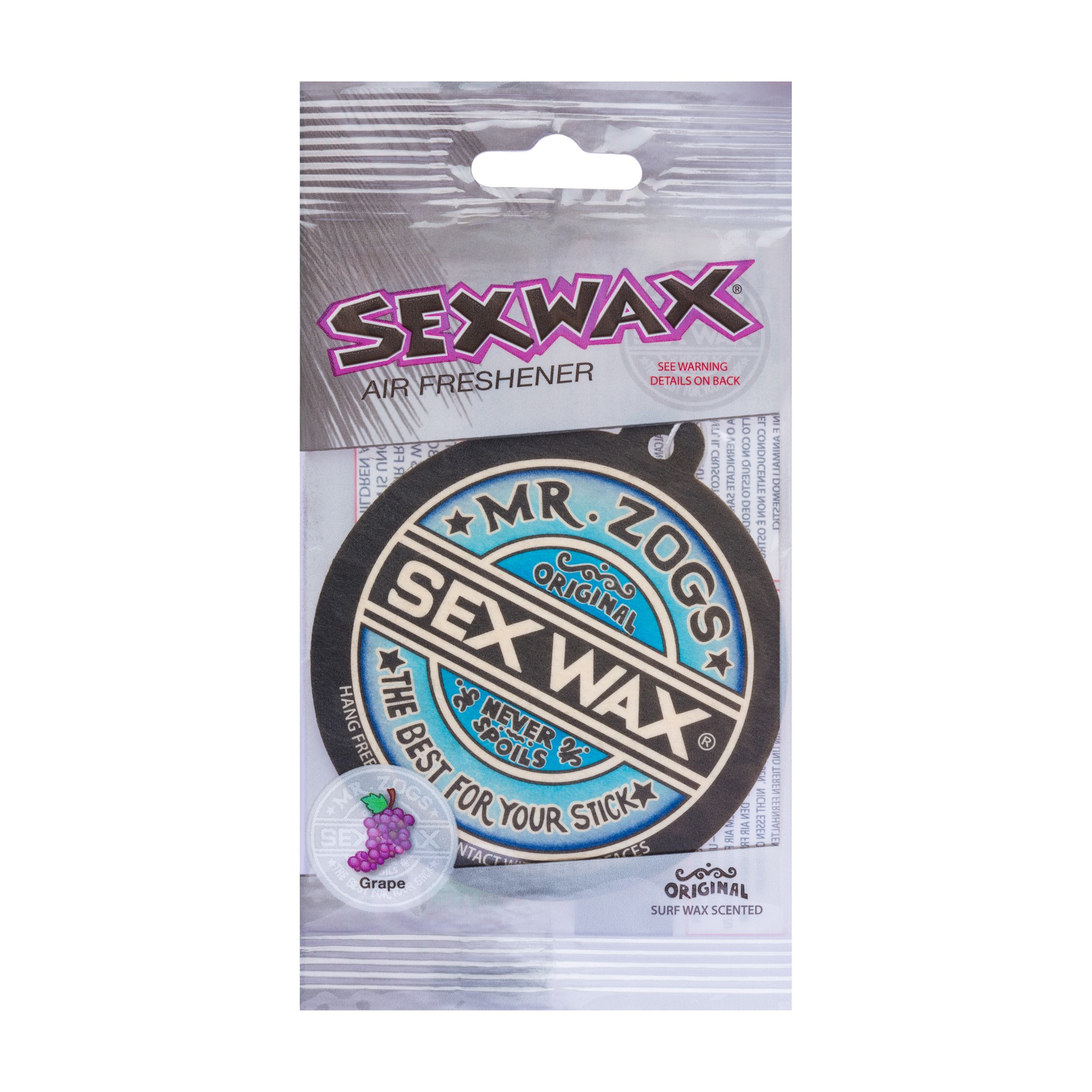 Sexwax Air Freshener CF Mr. Zog s Surfboard Wax