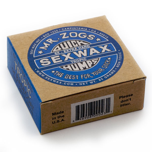 SEXWAX QUICK HUMPS SURF WAX: ECO BOX TROPIC/BASECOAT 6X - Bing Surfboards