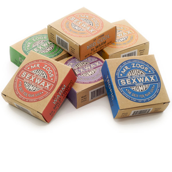 Sexwax Quick Humps Surf Wax Eco Box QHB Mr. Zog s Surfboard Wax