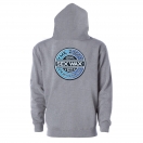 Sexwax Fade: Men's Hooded Zip Sweat Small
