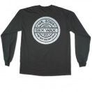 Silver Star: Men's Long Sleeve Black Small