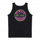 Sexwax Fluoro: Men's Tank Top Black Small