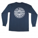 Sexwax Pinstripe: Men's Long Sleeve Navy Small
