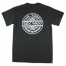 Sexwax Pinstripe: Men's Short Sleeve Black Small