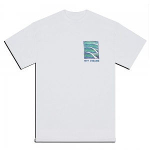Sexwax Wet Dreams: Men's Short Sleeve White Small