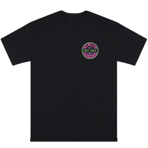 Sexwax Fluoro: Men's Short Sleeve T-Shirt: Black Small