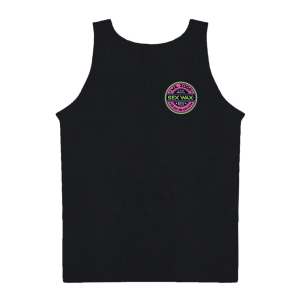 Sexwax Fluoro: Men's Tank Top Black Small