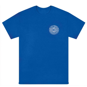 Sexwax Pinstripe: Men's Short Sleeve Royal Small