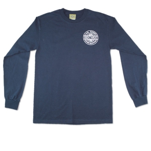 Sexwax Pinstripe: Men's Long Sleeve Navy Small