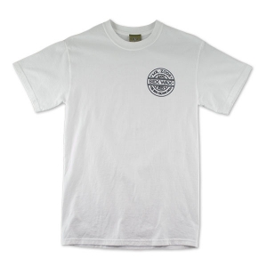 Sexwax Pinstripe: Men's Short Sleeve White Small