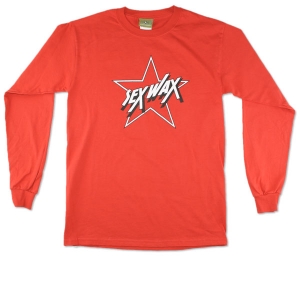 Sexwax Star: Men's Long Sleeve Red Small