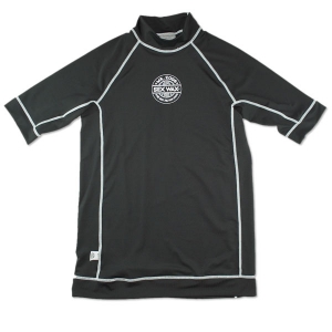 Sexwax Rashguard: Men's (2 inch Neck) Black Small