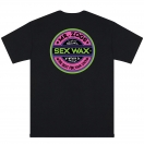 Sexwax Fluoro: Men's Short Sleeve T-Shirt: Black Small