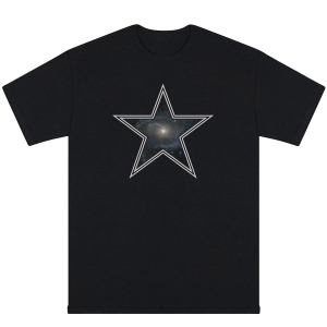 Cosmic Star: Men's Short Sleeve T-Shirt: Black Small
